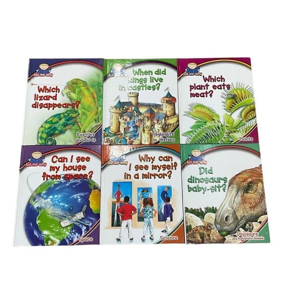 Ask me Why Lot of 6 Southwestern Educational Hardcover Books Science History - Picture 1 of 2